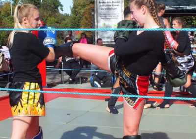 Vorführung der Muay Thai Kids